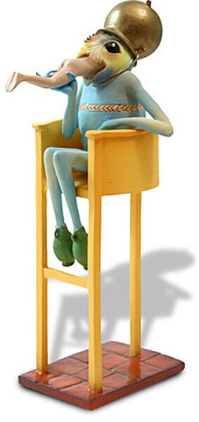 Devil On Night Chair By Bosch Sculpture